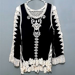 Arianna by Howard’s Black Dress Shirt